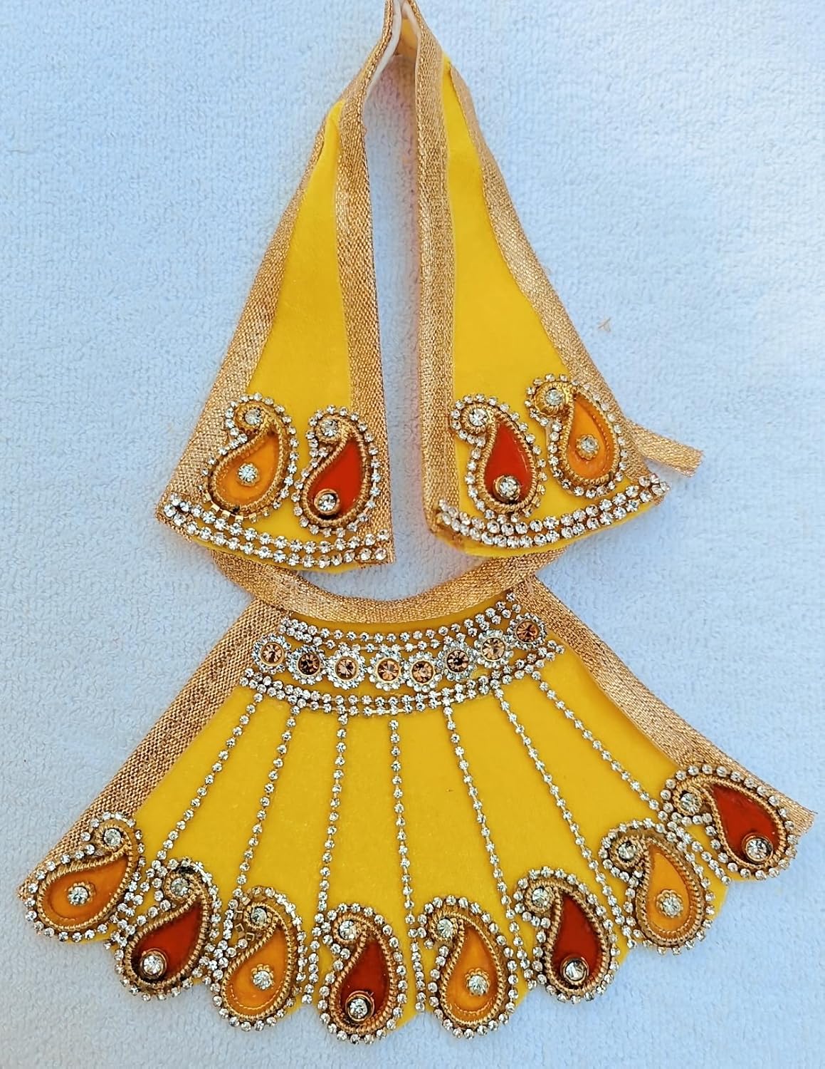 Yellow Laddu Gopal Dress - Image 3