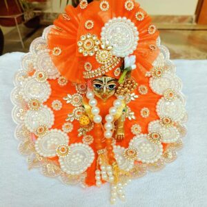 Orange Laddu Gopal Dress