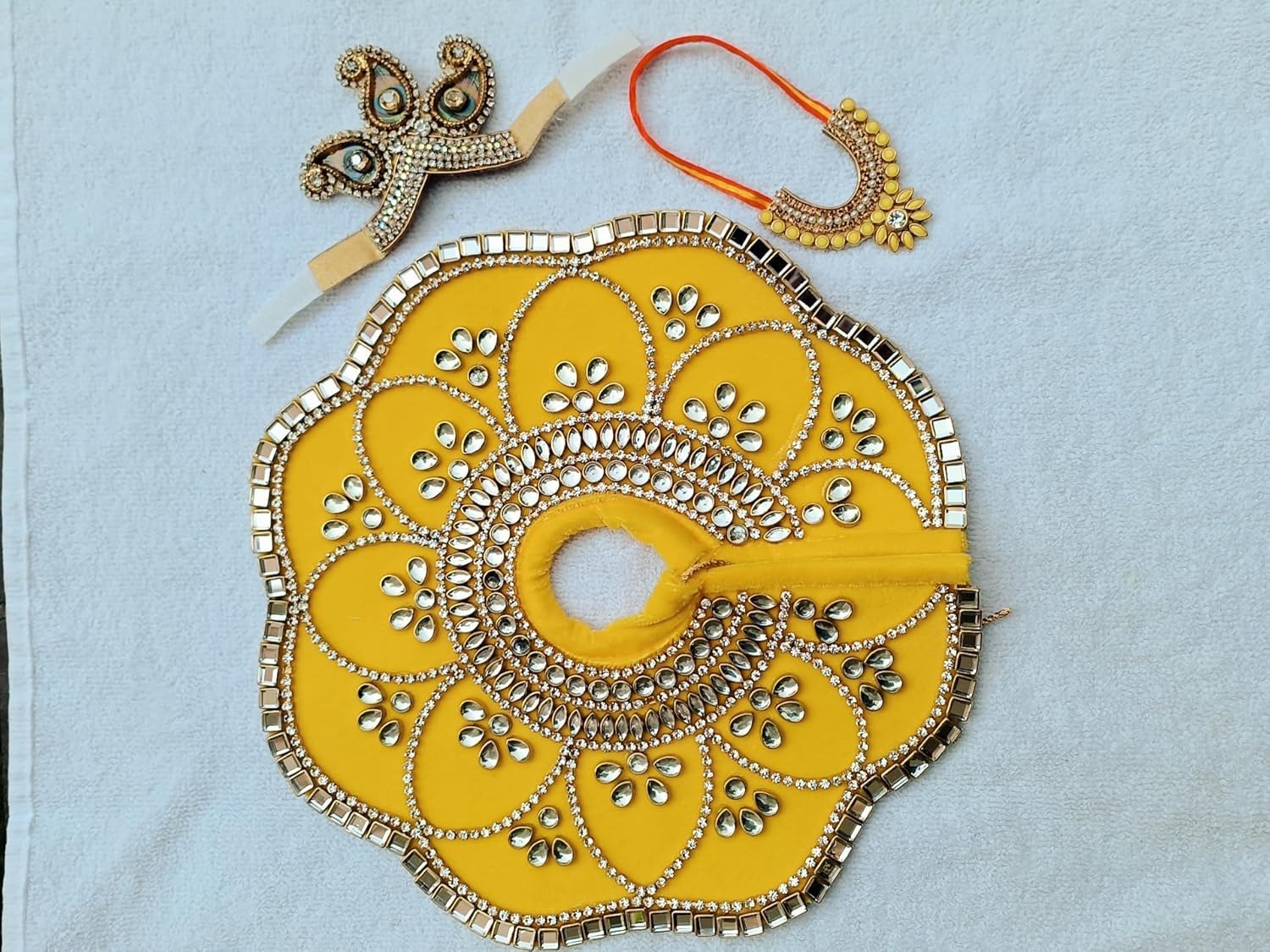 Yellow Laddu Gopal Dress - Image 3