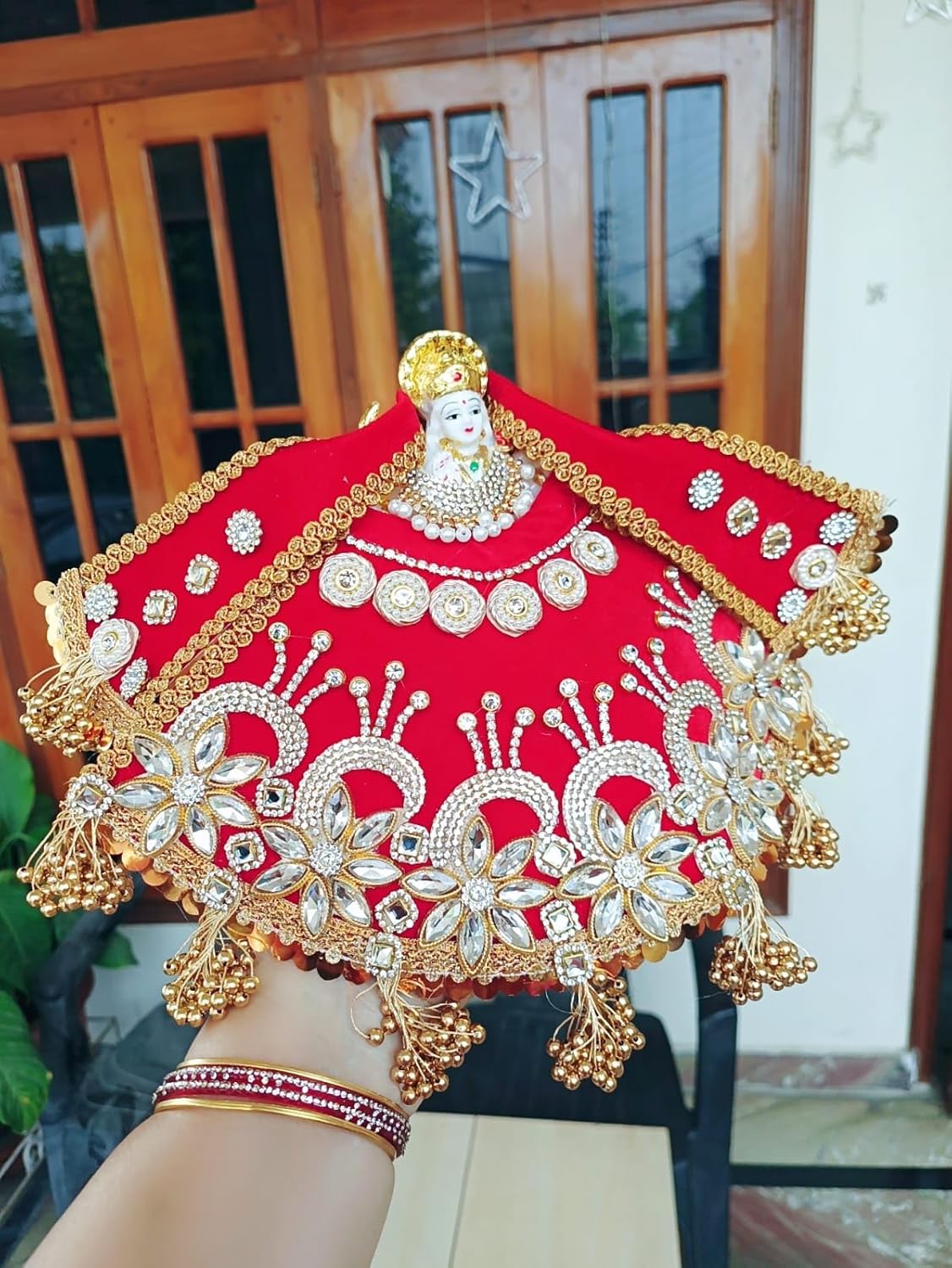 Red Mata Rani Dress - Image 3