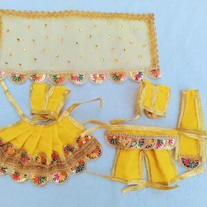 Yellow Laxmi Ganesh/Radha Krishna Dress