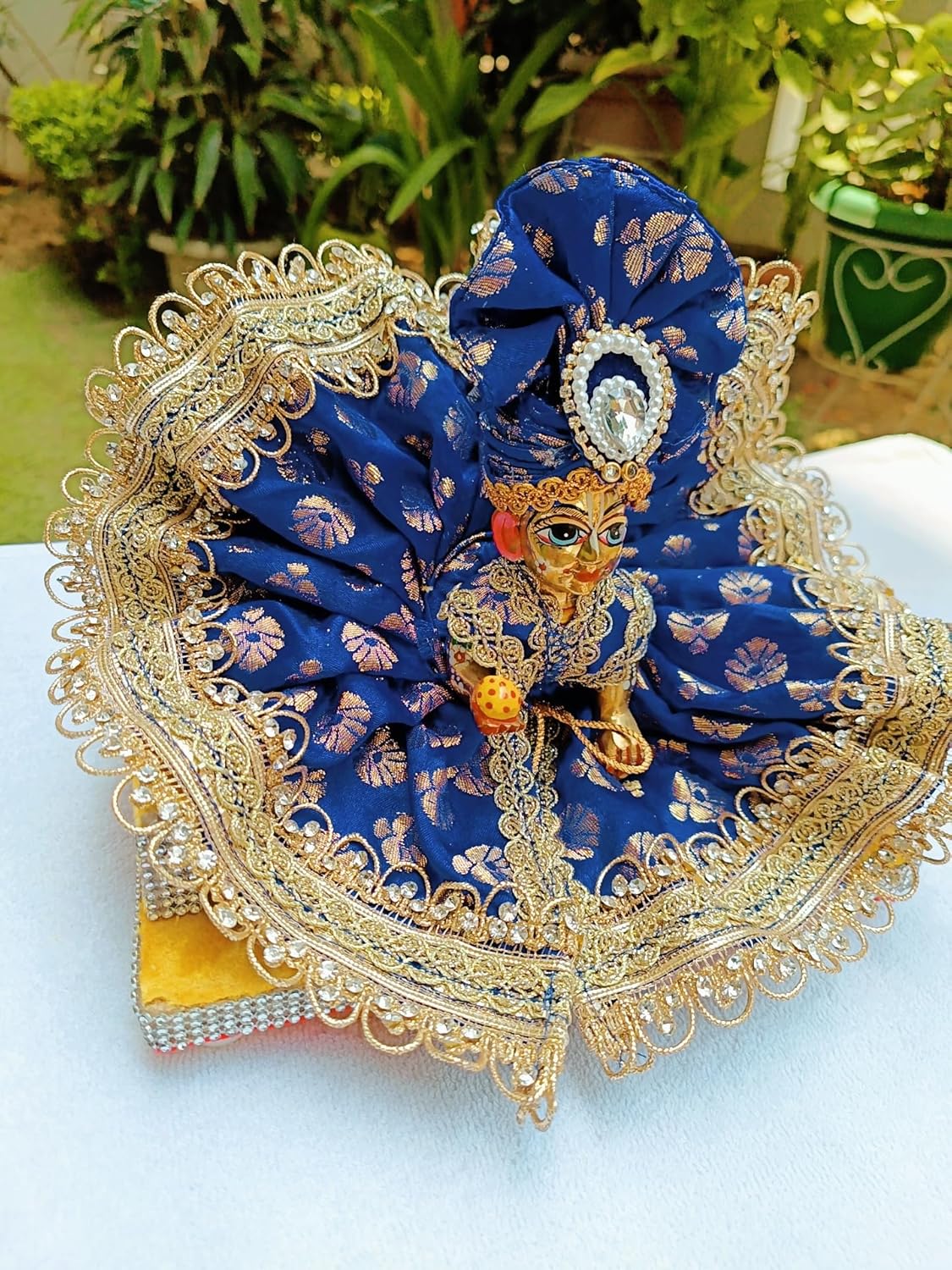 Blue Laddu Gopal Dress - Image 2