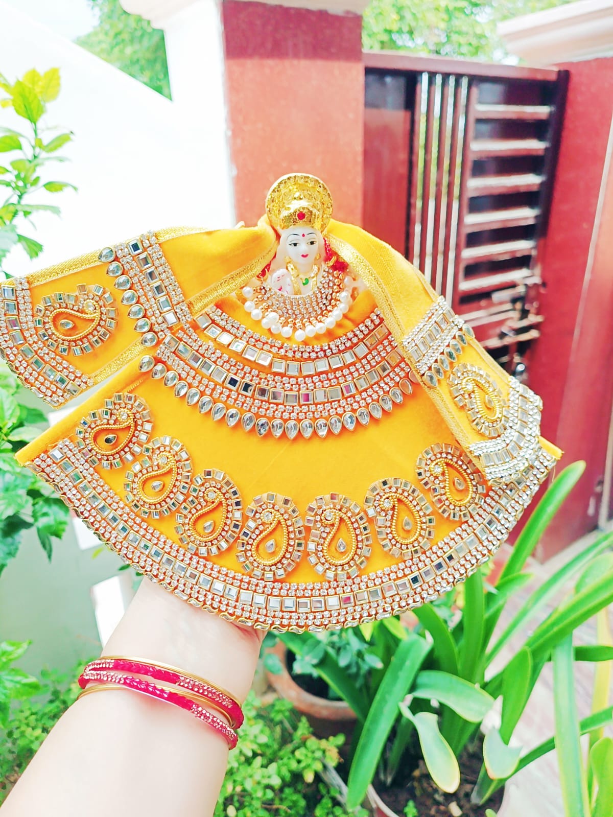 Yellow Mata Rani Dress - Image 4