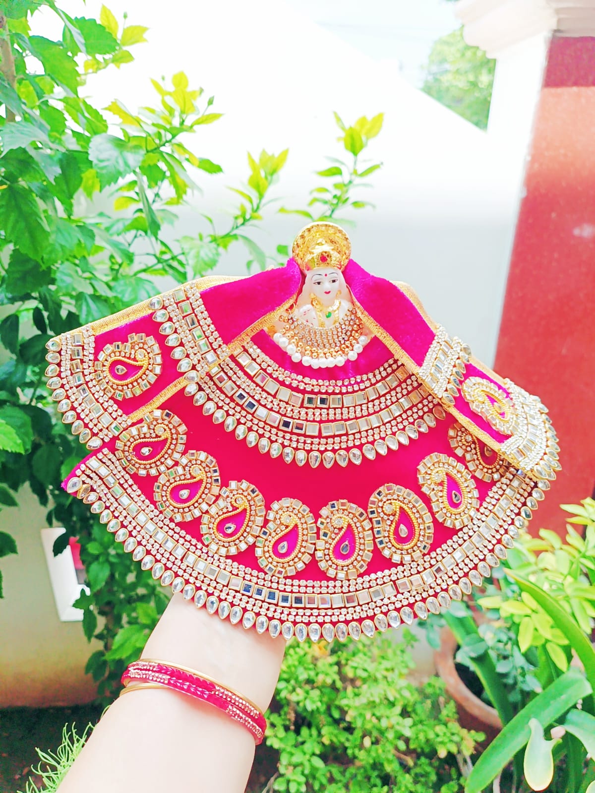 Rani/dark pink/Magenta Mata Rani Dress - Image 4