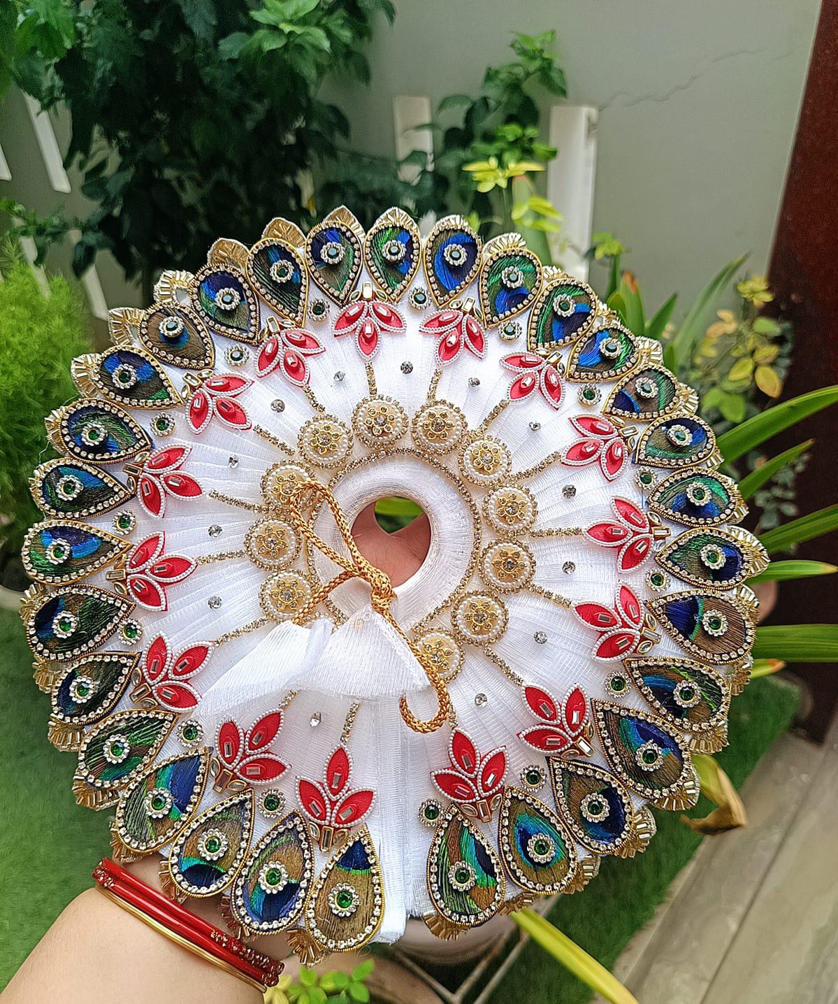 White Laddu Gopal Dress - Image 3