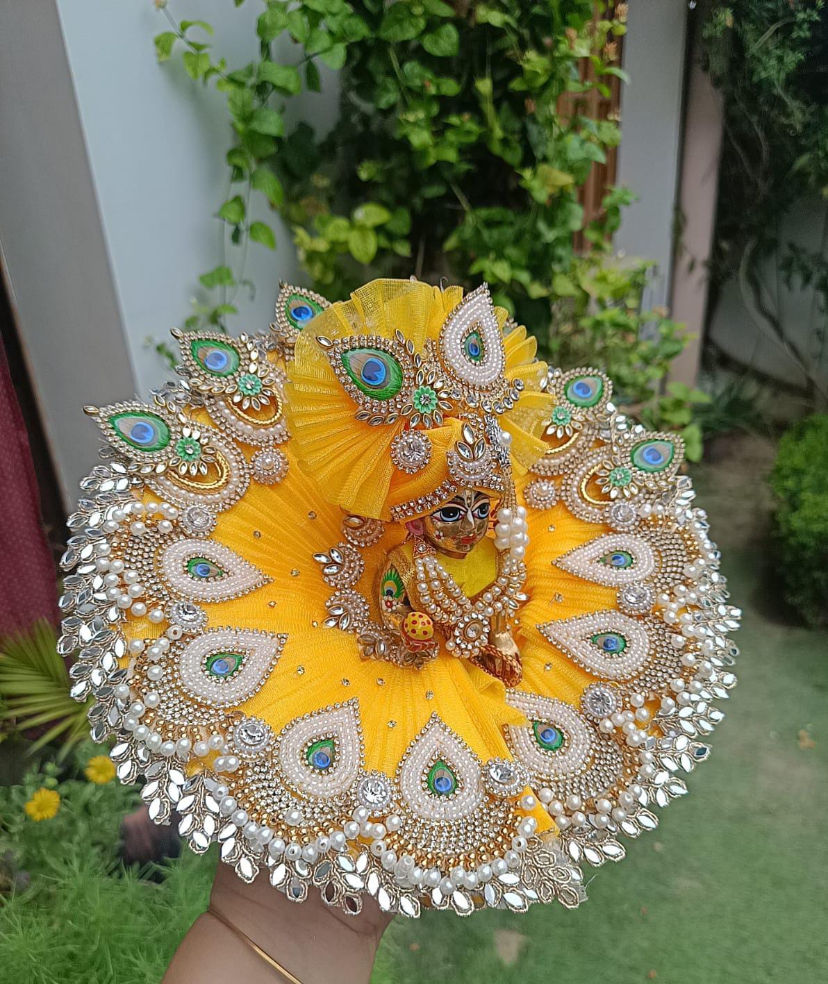 Yellow Laddu Gopal Dress