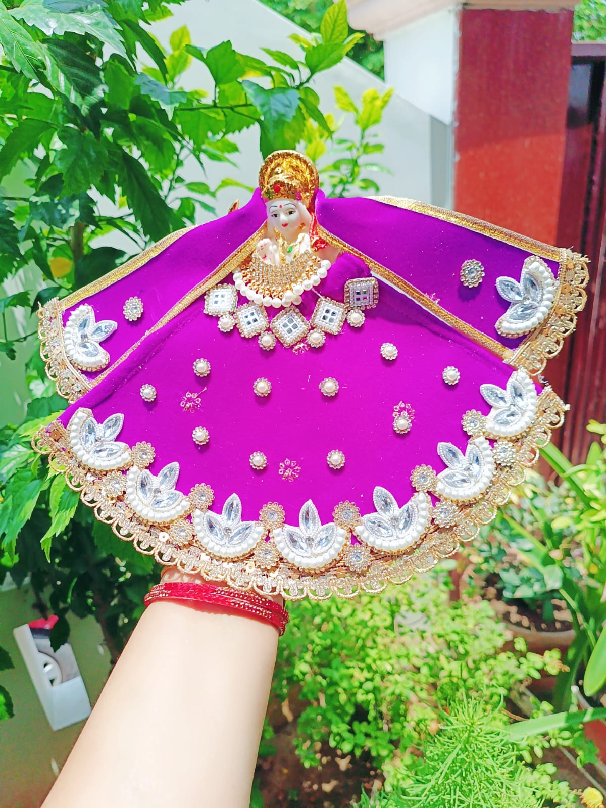 Purple Mata Rani Dress - Image 4