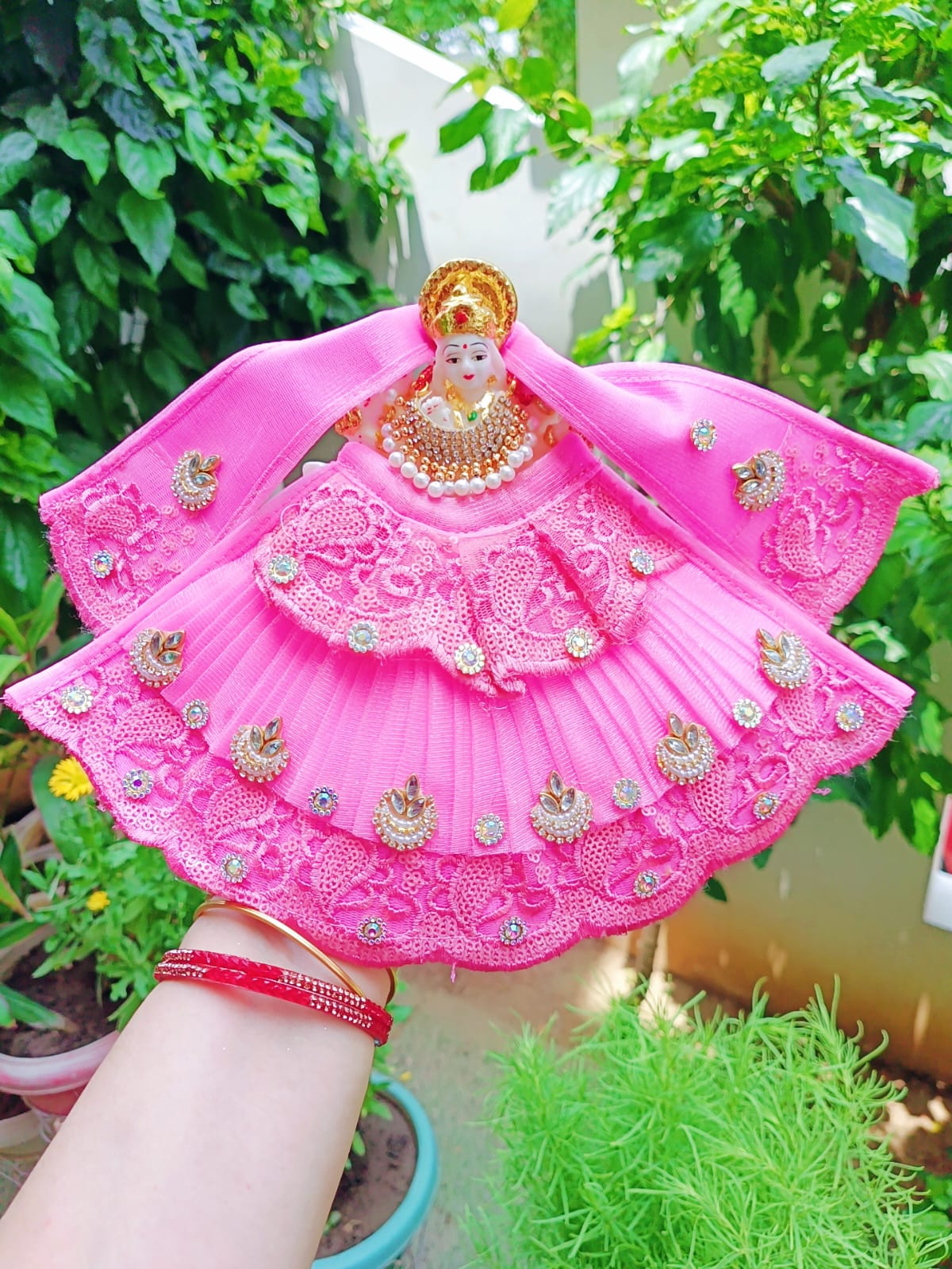 Pink Mata Rani Dress - Image 3