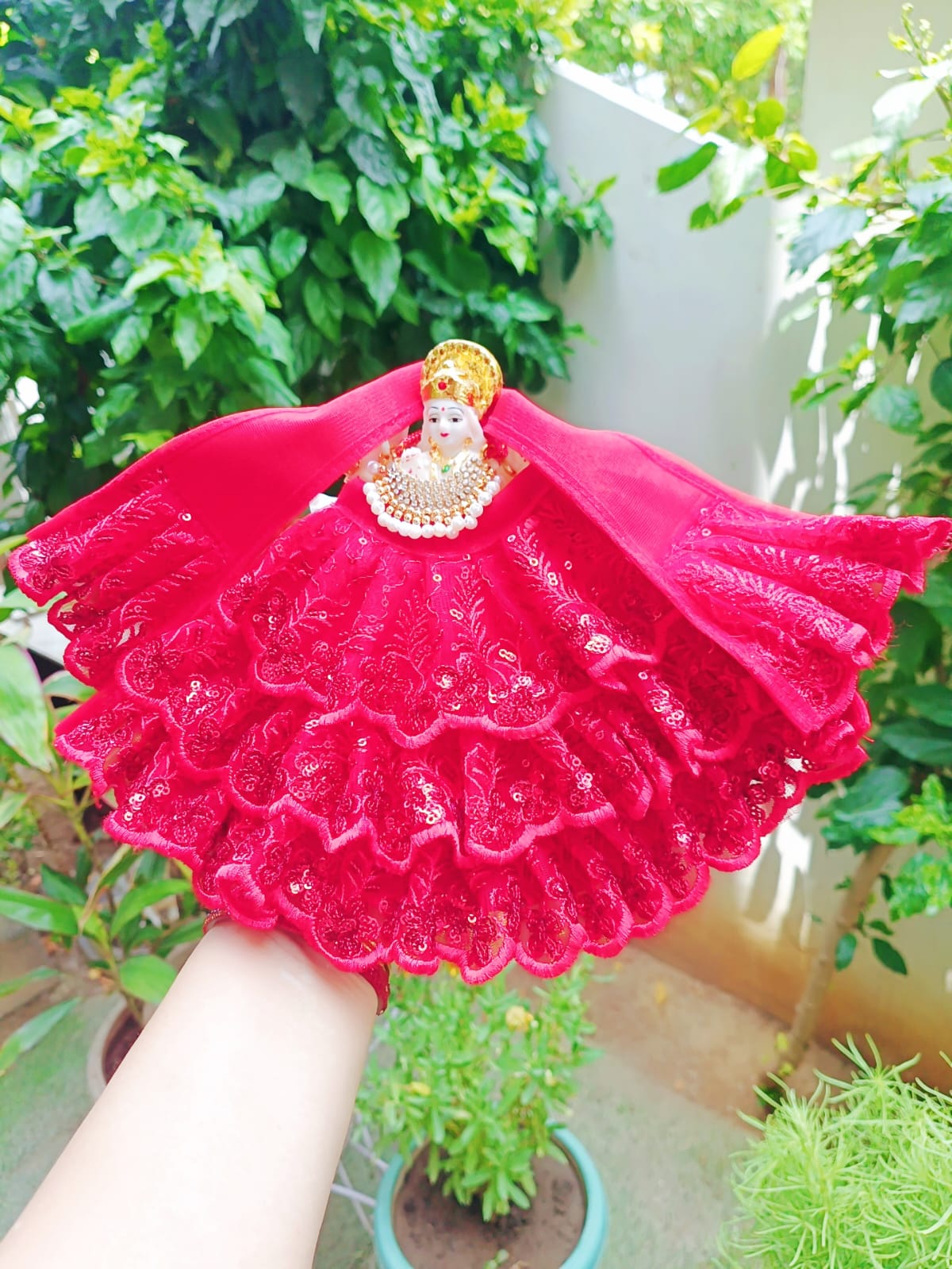 Red Mata Rani Dress - Image 2