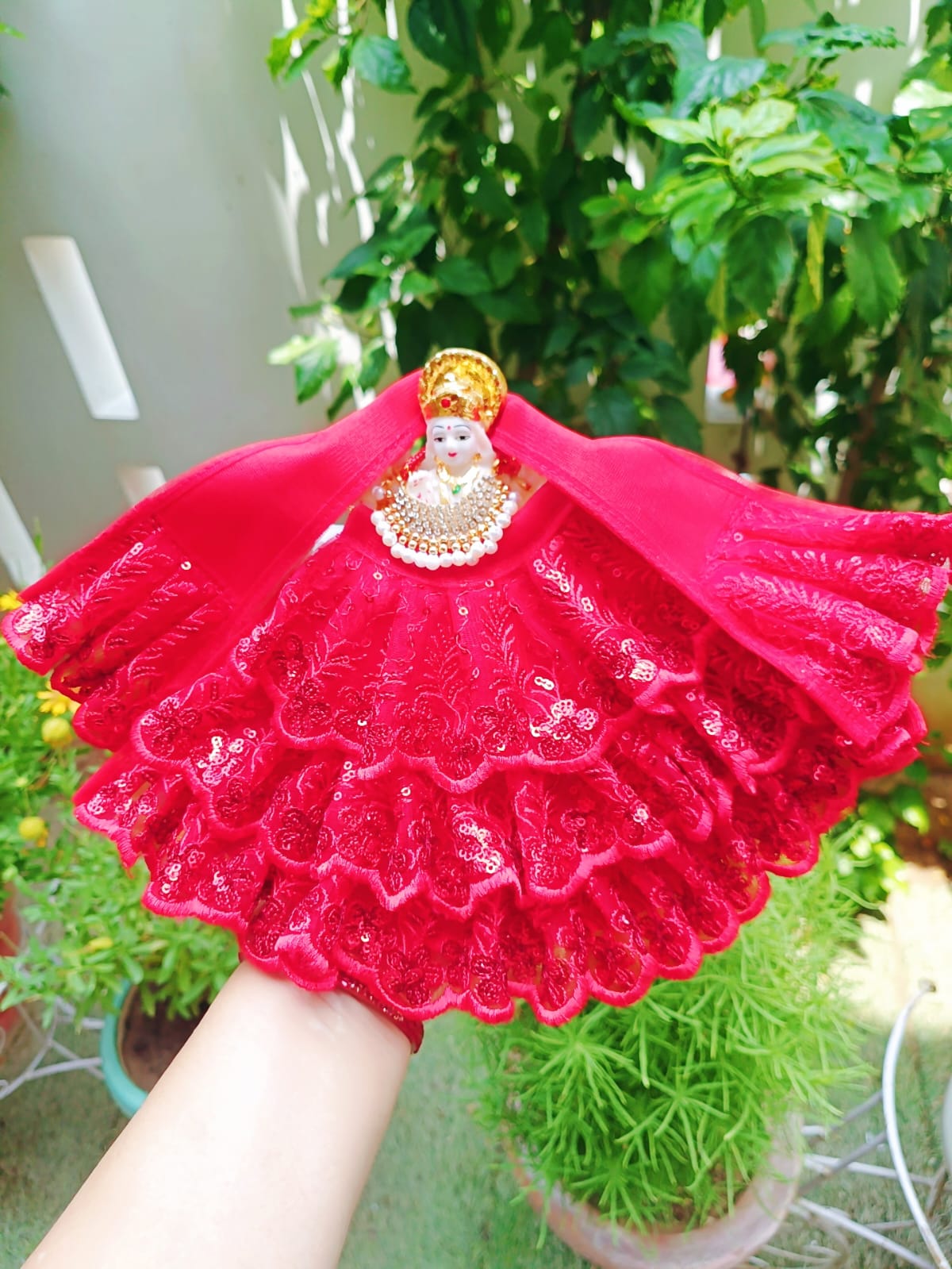 Red Mata Rani Dress