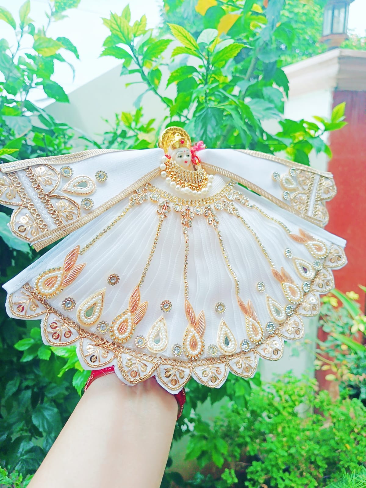 White Mata Rani Dress - Image 2