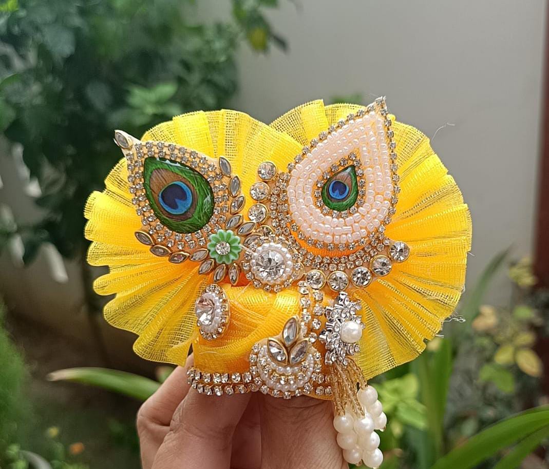 Yellow Laddu Gopal Dress - Image 4
