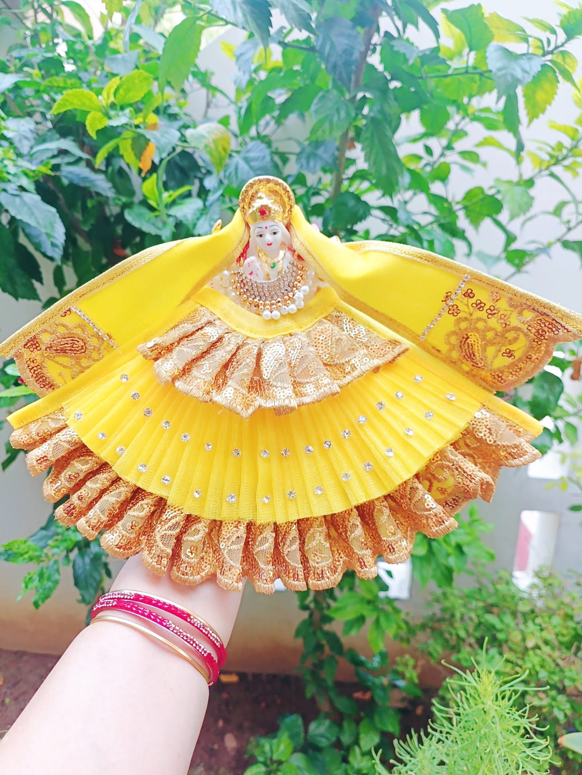 Yellow Mata Rani Dress - Image 3
