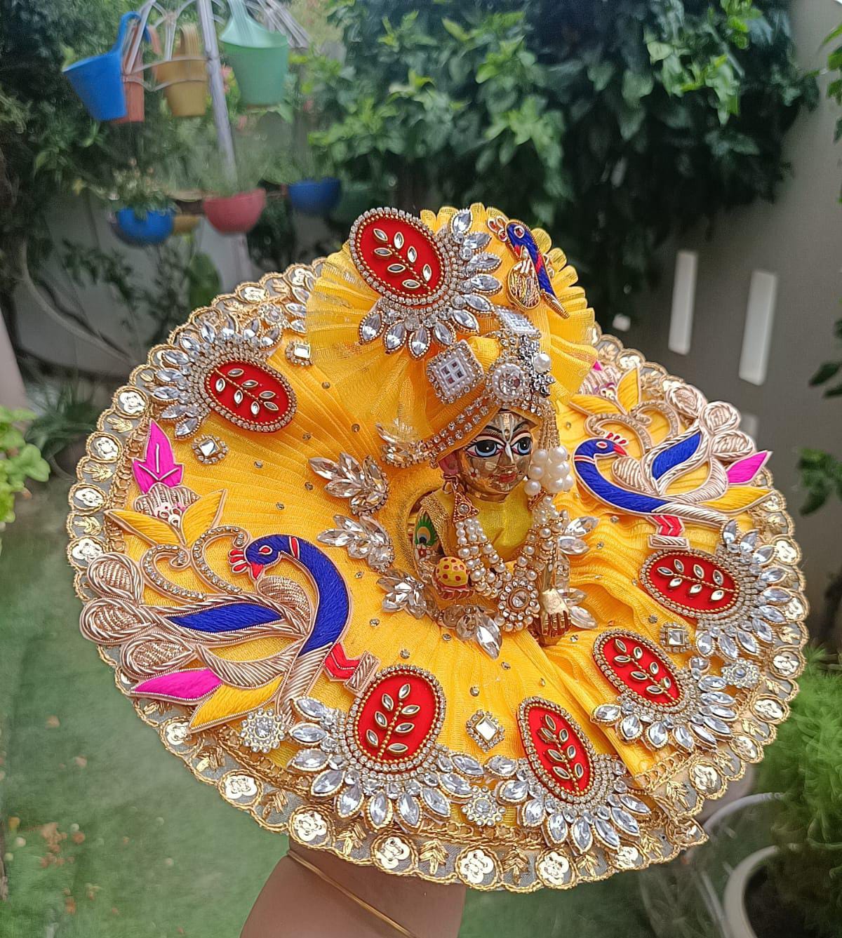 Yellow Laddu Gopal Dress - Image 3