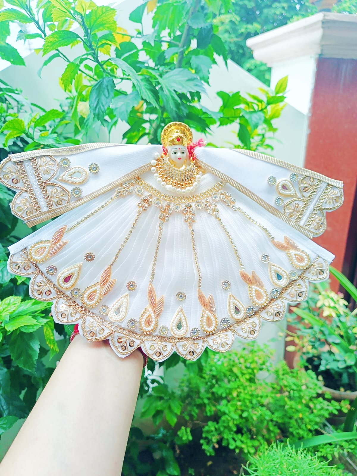 White Mata Rani Dress - Image 3