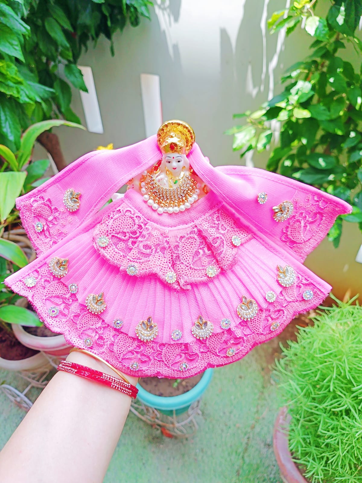 Pink Mata Rani Dress