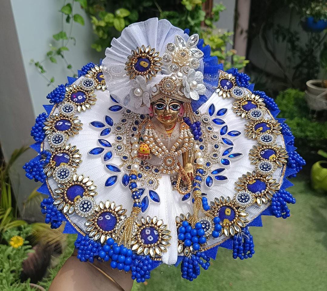 White Laddu Gopal Dress