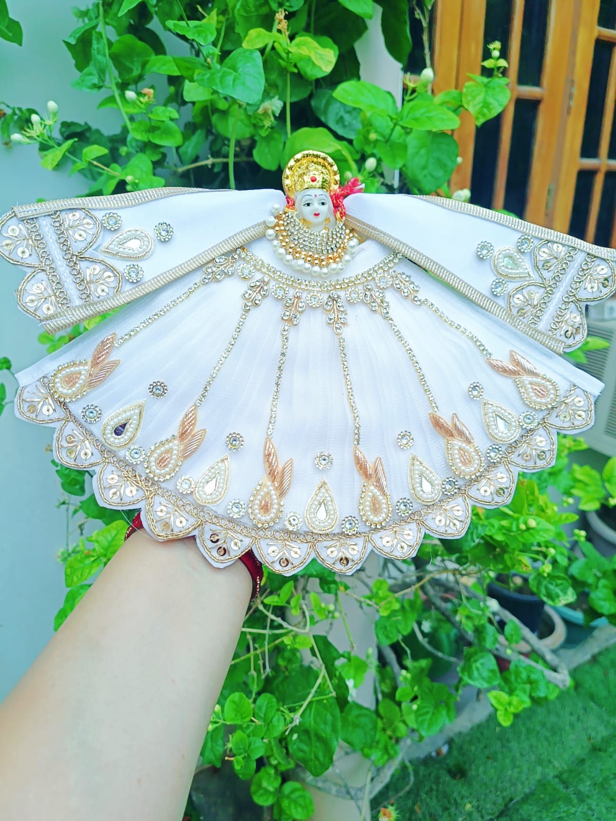 White Mata Rani Dress