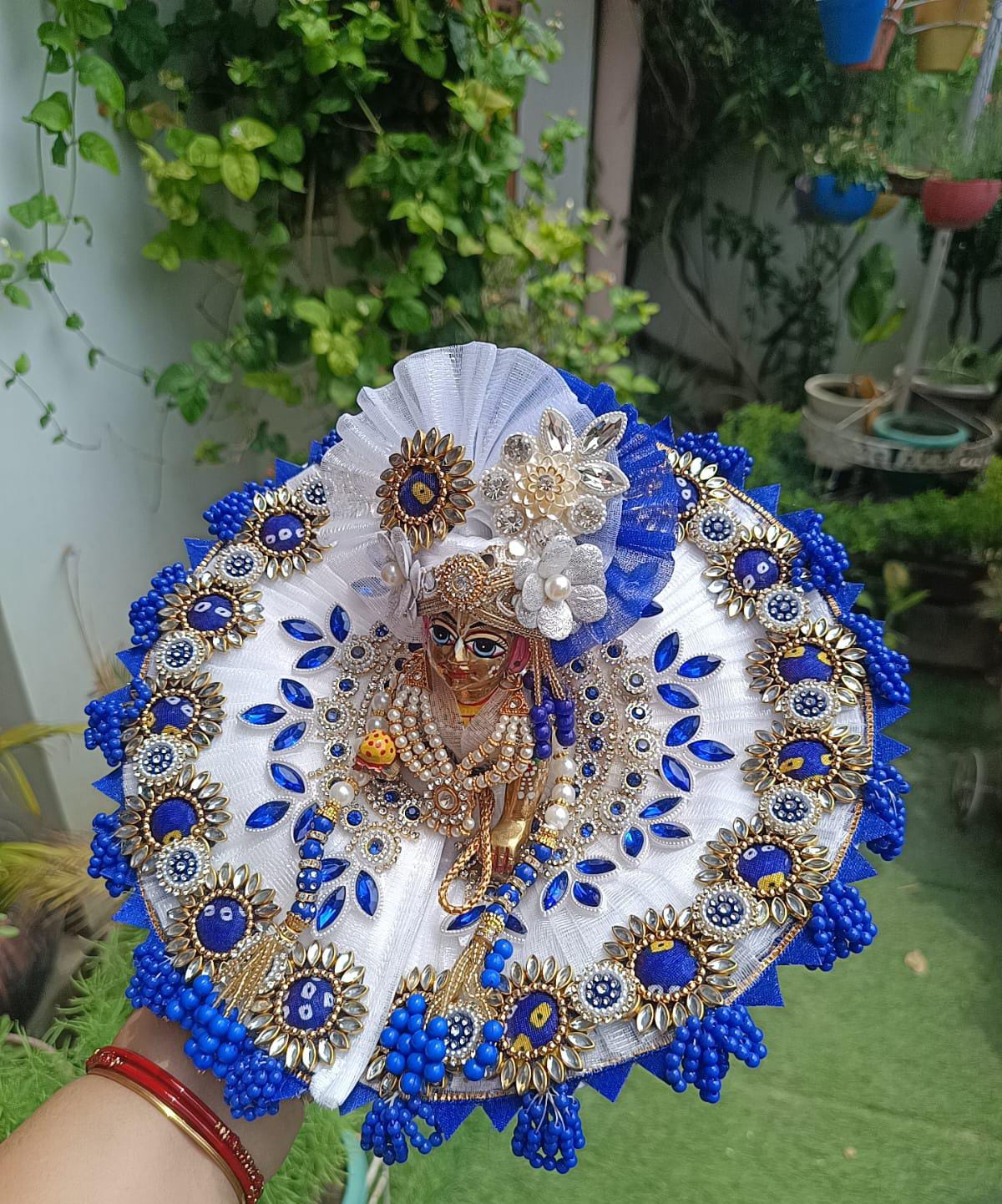 White Laddu Gopal Dress - Image 3