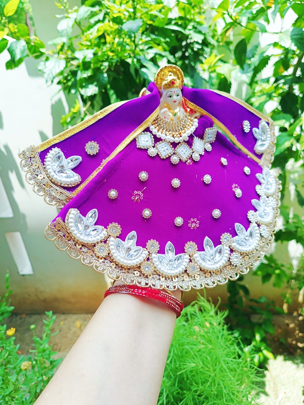 Purple Mata Rani Dress - Image 2