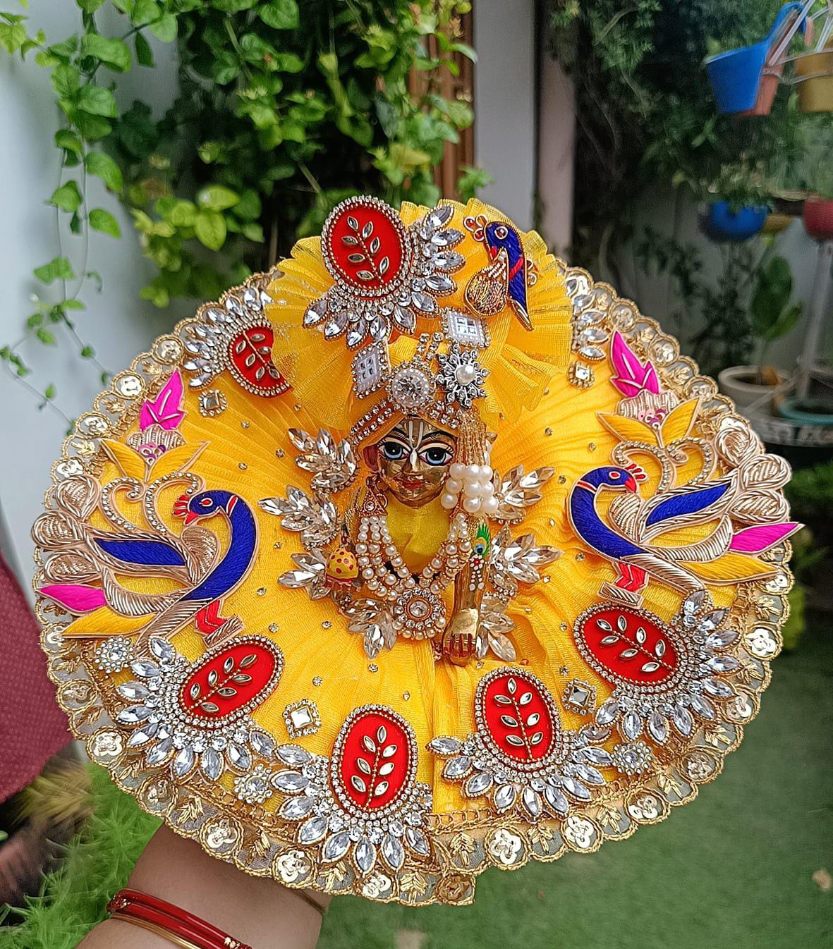 Yellow Laddu Gopal Dress