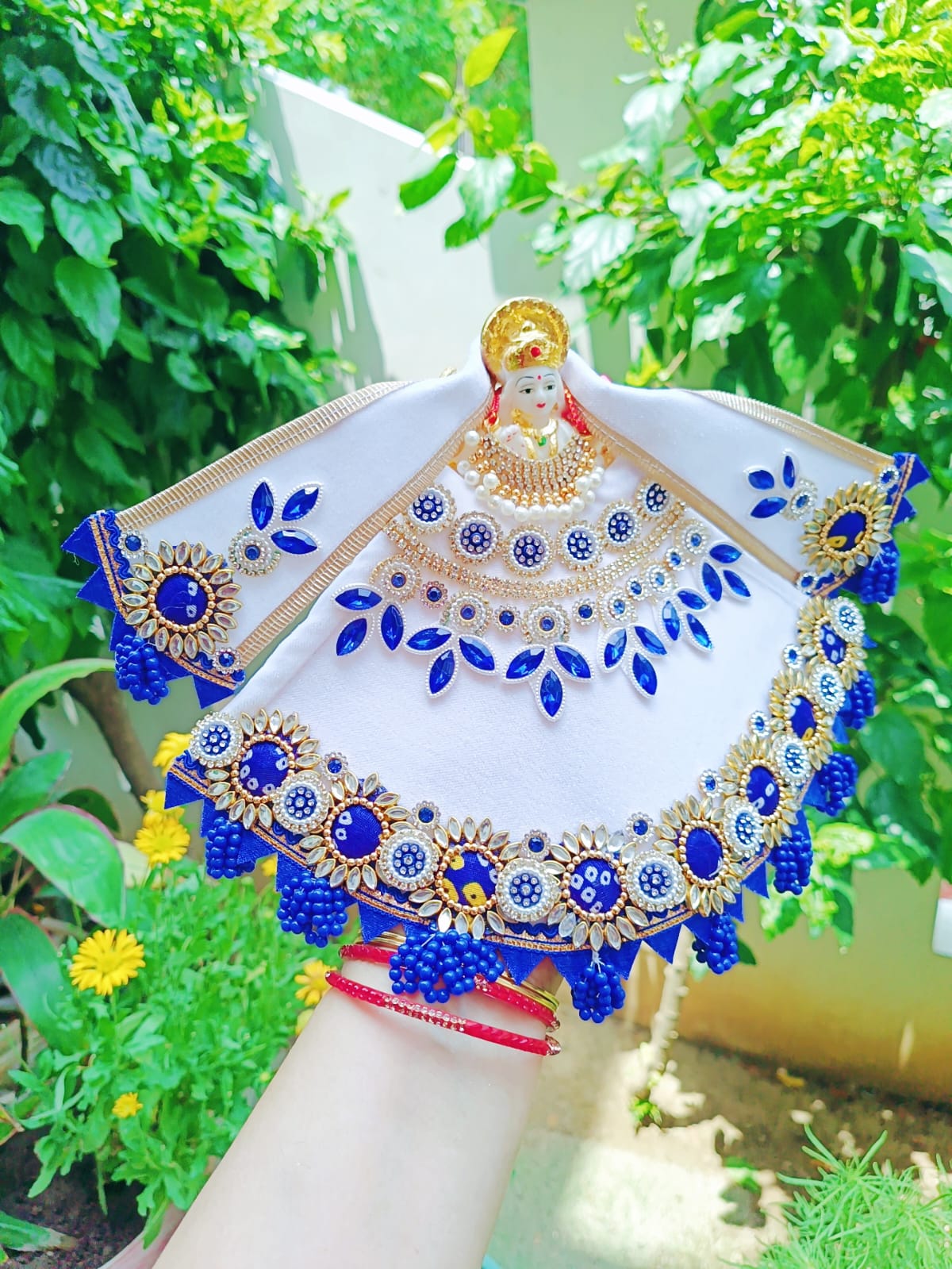 White Mata Rani Dress - Image 2