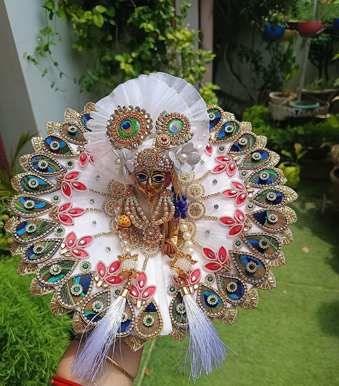 White Laddu Gopal Dress