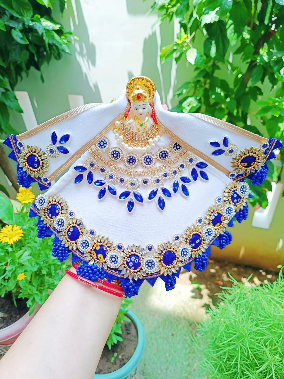 White Mata Rani Dress
