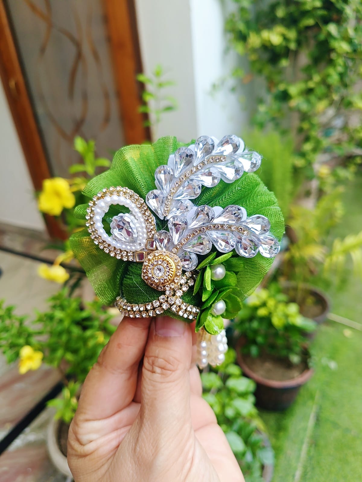 Green Laddu Gopal Dress - Image 3