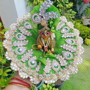 Green Laddu Gopal Dress