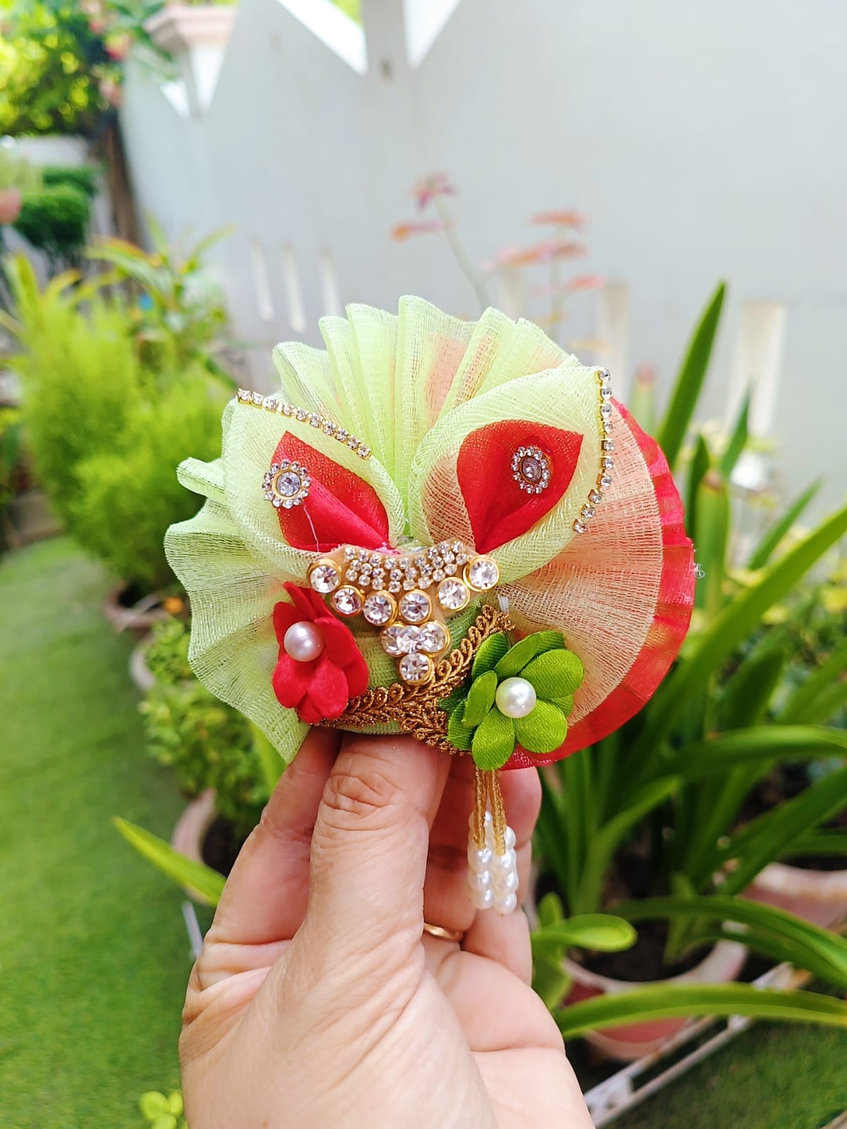 Green Laddu Gopal Dress - Image 2