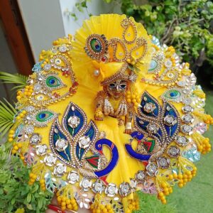 Yellow Laddu Gopal Dress