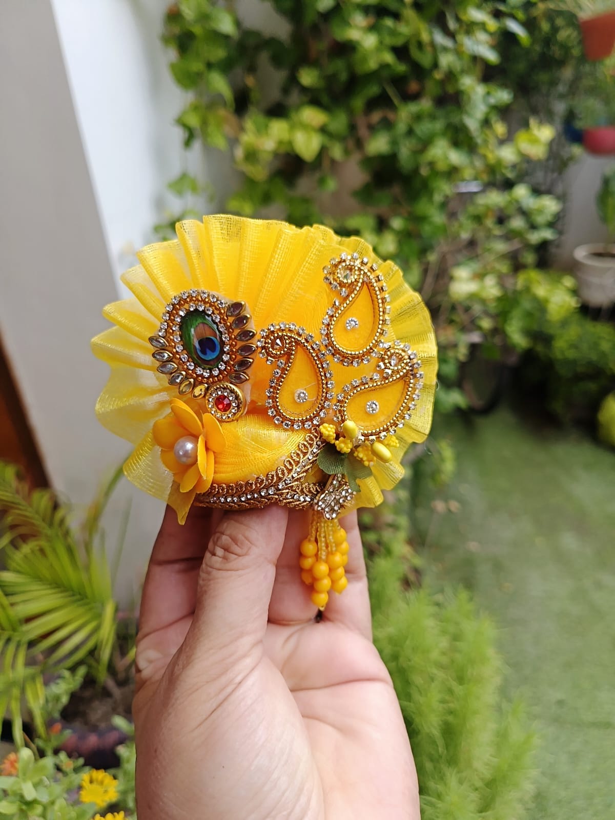Yellow Laddu Gopal Dress - Image 4