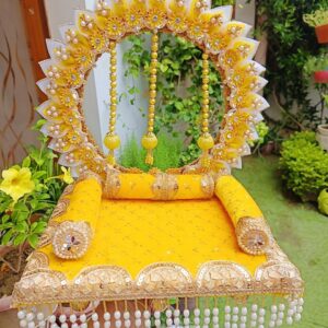 Singhasan for Laddu Gopal (Yellow)