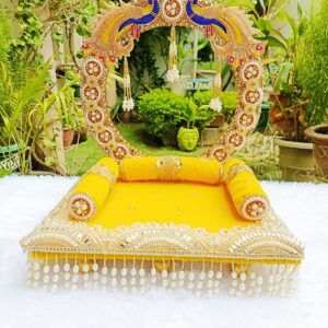 Singhasan for Laddu Gopal (Yellow)