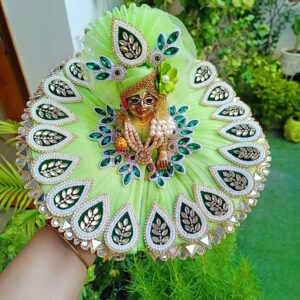 Green Laddu Gopal Dress
